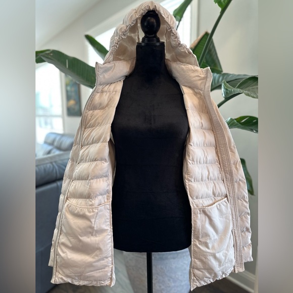 32 Degrees Ladies' Power Tech Hooded Jacket Cream Size XXL Puffer - Picture 5 of 10